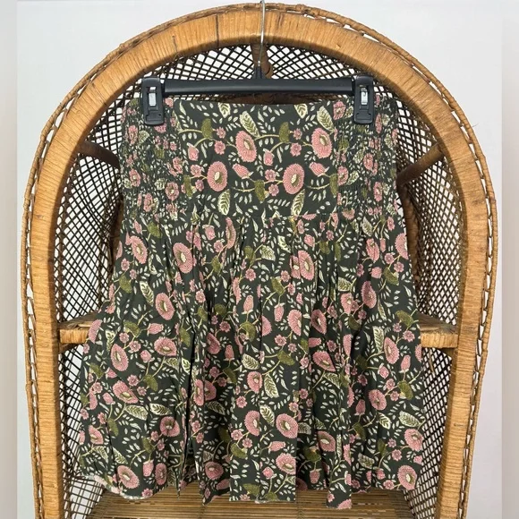 Natural Life Women’s Feelin’ Alive Mini Skirt Smocked Waist Floral Boho NWT - Picture 5 of 5